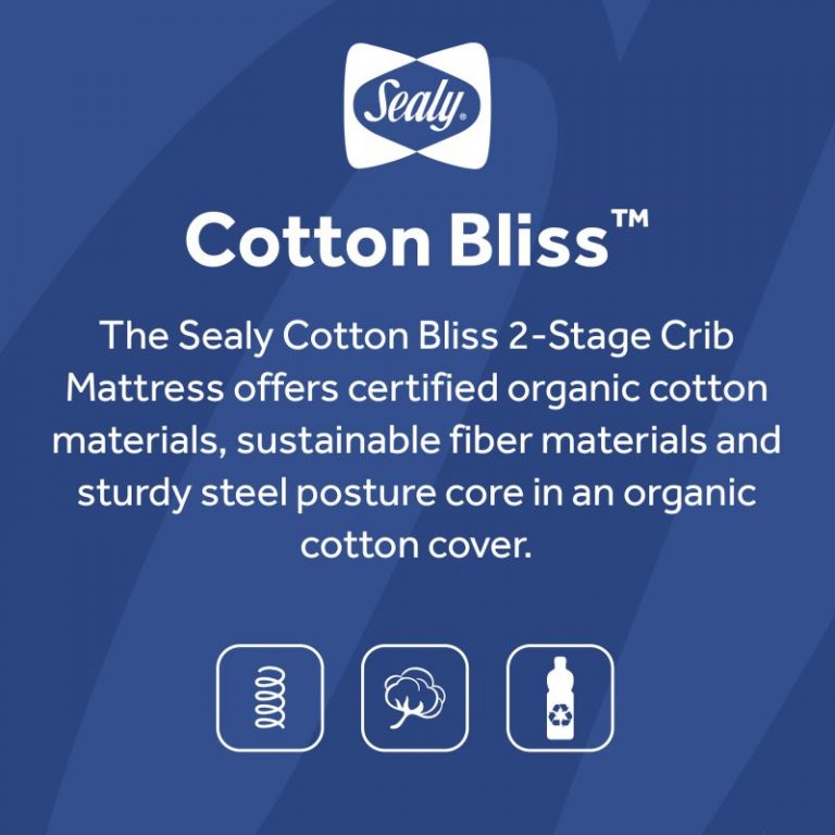 Sealy Nature Couture Cotton Bliss Crib Mattress | Sealy Baby