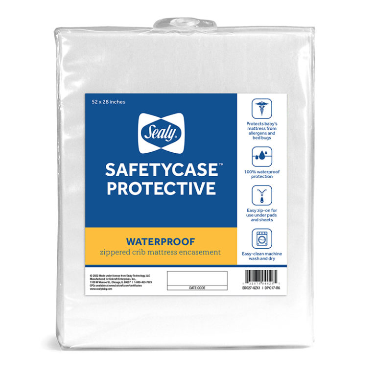 Sealy SafetyCase Protective Crib Mattress Encasement - White