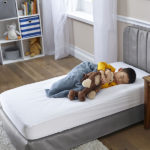 Toddler bed with the Allergy Protection Crib Mattress Pad