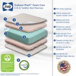 Features of the Sealy Soybean Plush Foam-Core Crib and Toddler Mattress