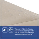 Sealy Soybean Natural Rest 2-Stage Crib Mattress - White