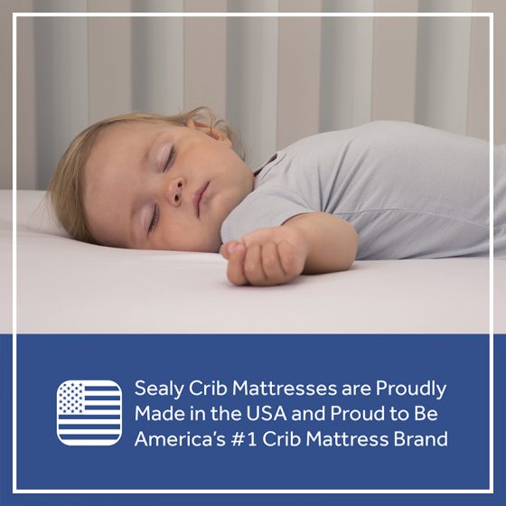 Sealy Antibacterial Mini Crib Mattress