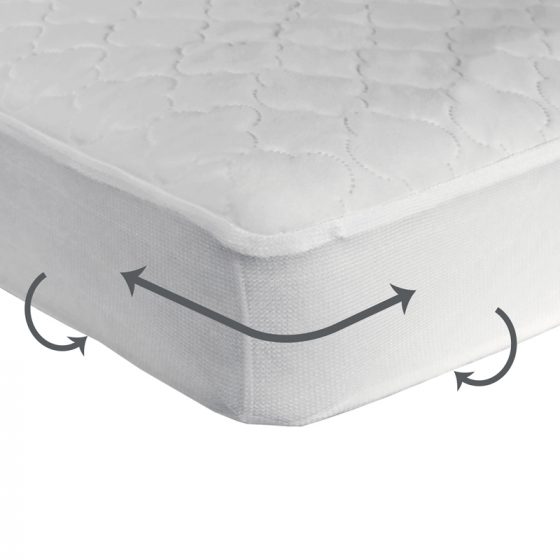Sealy Secure Stay Waterproof Crib Mattress Pad Sealy Baby