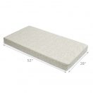 Sealy Butterfly Waterproof Ultra Firm Comfort Crib Mattress side angleimage