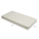 Sealy Butterfly Waterproof Ultra Firm Comfort Crib Mattress side angleimage
