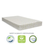 Sealy Butterfly Waterproof Ultra Firm Comfort Crib Mattress flat image