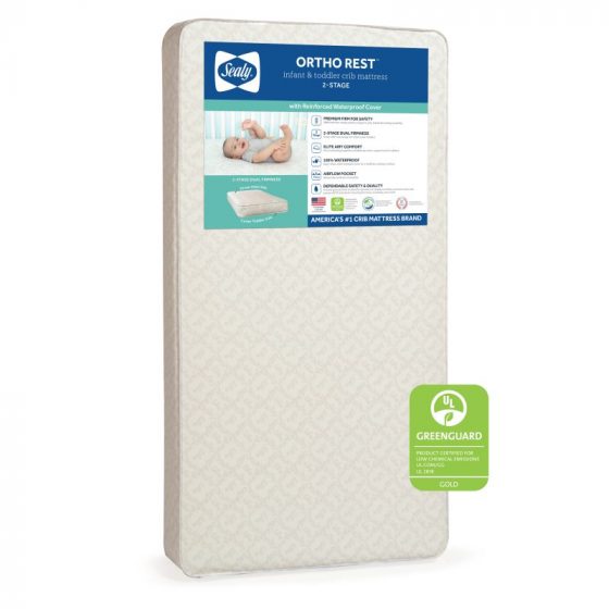 Sealy Ortho Rest Crib Mattress Toddler Mattress Sealy Baby