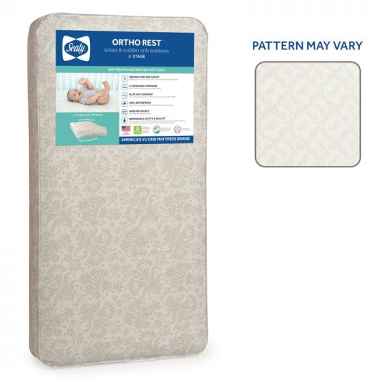 Crib Mattress SEALY BABY Ortho Rest Made In USA, GREENGUARD Gold - Main Image