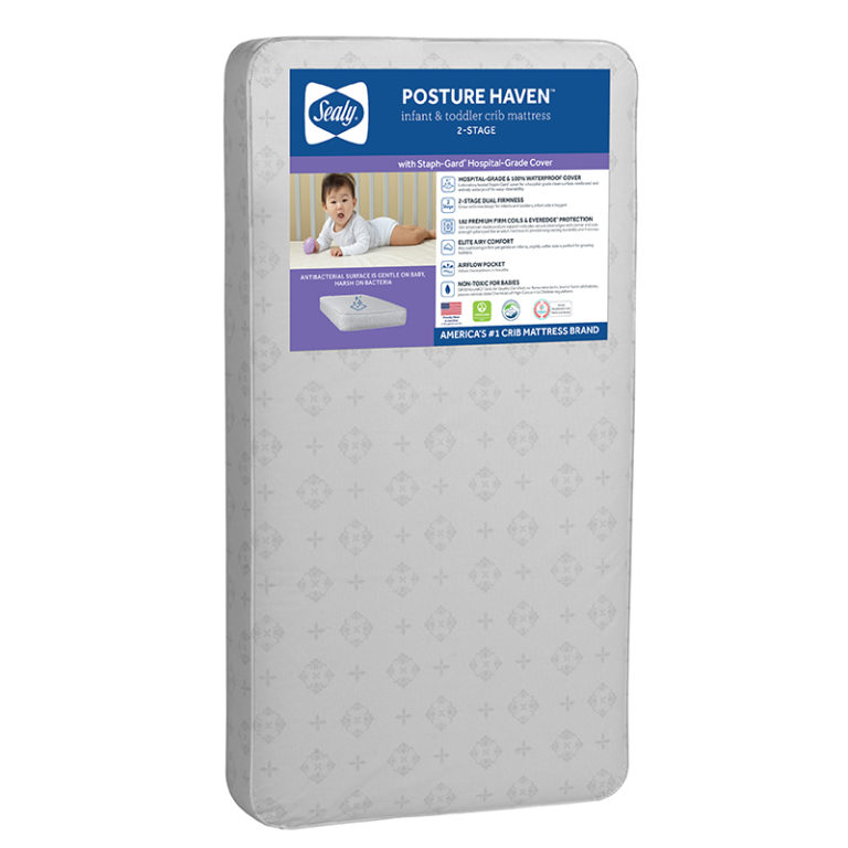 Sealy Posture Haven 2-Stage Crib and Toddler Mattress - Sealy Posture Haven 2-Stage Crib and Toddler Mattress 