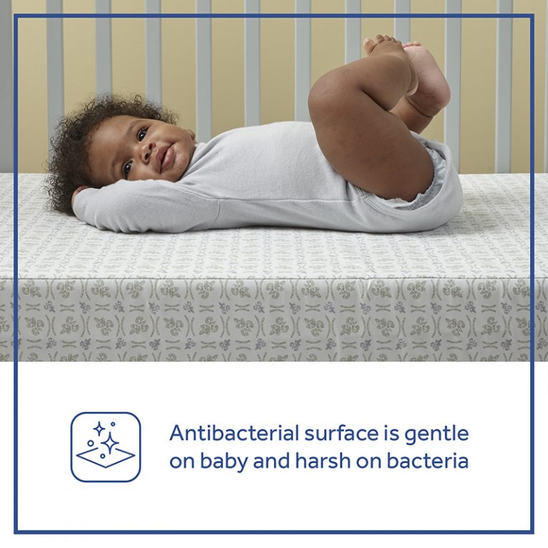 Sealy Butterfly 2Stage Antibacterial Crib Mattress Sealy Baby