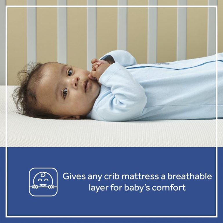Sealy® FreshFlow™ Breathable Crib Mattress Pad