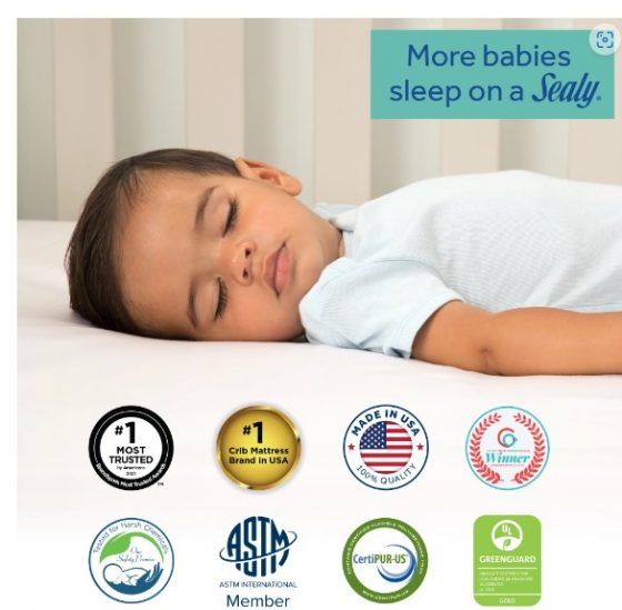 Sealy OptiCool Crib Mattress Best Baby Mattress Sealy Baby