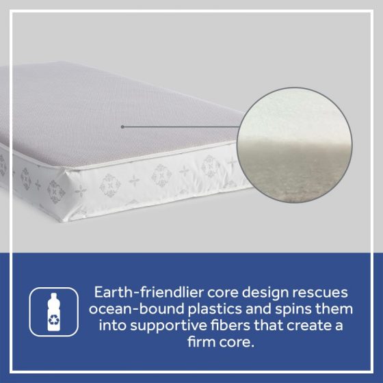 Sealy Airy Night Diamond Breathable Crib Mattress | Sealy Baby