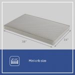 Sealy Breathable Cotton Mini Crib Mattress - White